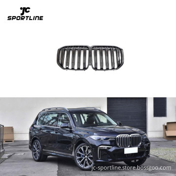 Carbon Fiber Front Kidney Grille for BMW X7 G07 xDrive4i 2019-2021